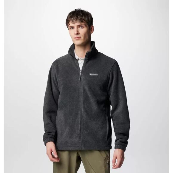 Columbia Mens size XL Steens Mountain 2.0 Full Zip Fleece Jacket Gray 1476671 - Picture 1 of 9